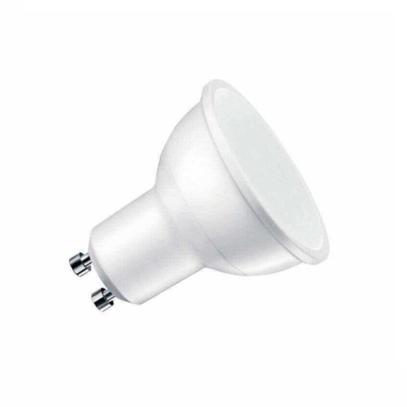 Faretto LED GU10 5W SMD - Luce Bianca Fredda 6400K, Copertura Satinata 110° - Confezione Da 6 Pezzi VT-2225