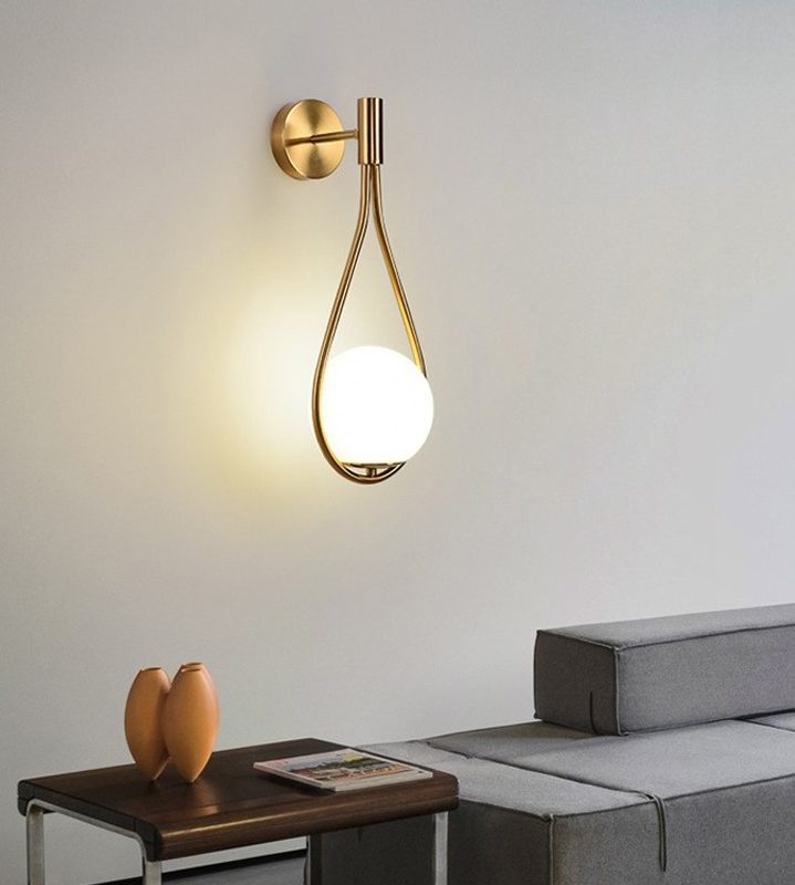 Lampara Led Aplique Pared Lagrima