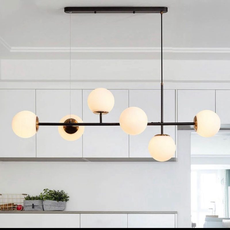 Lámpara LED Decorativa Moderna 6 Bombonas