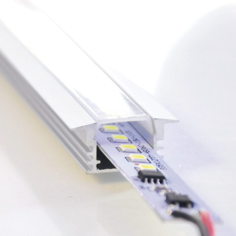 Perfil Incrustar Cinta LED 3 Metros